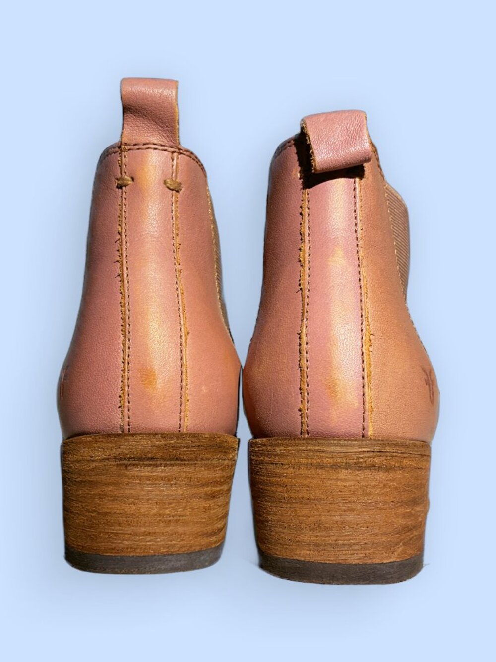FRYE Carson Chelsea Pale Blush Ankle Bootie Size 6.5 M Womens - Picture 6 of 9